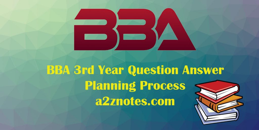 BBA 3rd Year Corporate Planning  Long Question Answer