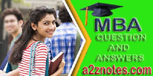 MBA Ist Semester Management Concepts And Applications Short Questions Answers