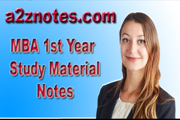 MBA 1st Year Business Letters And Reports  Question Answers Study Notes