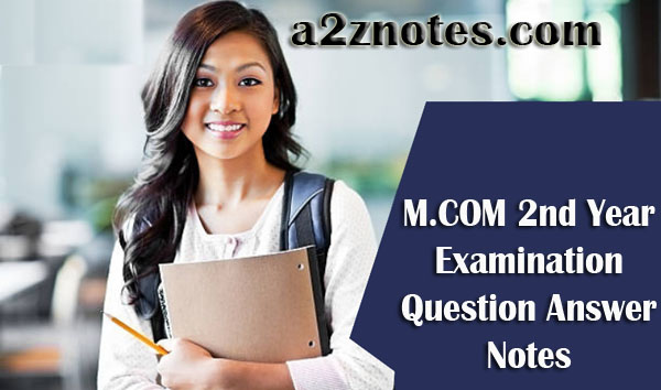 M.COM 2nd Year Advertising & Sales Management Sample Model Practice Question Answer Notes