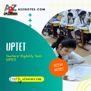 a2znotes.com uptet all notes and pdf hindi english download